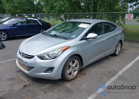 2013 Hyundai Elantra Gls из США, поврежденный, VIN 5NPDH4AE2DH278760